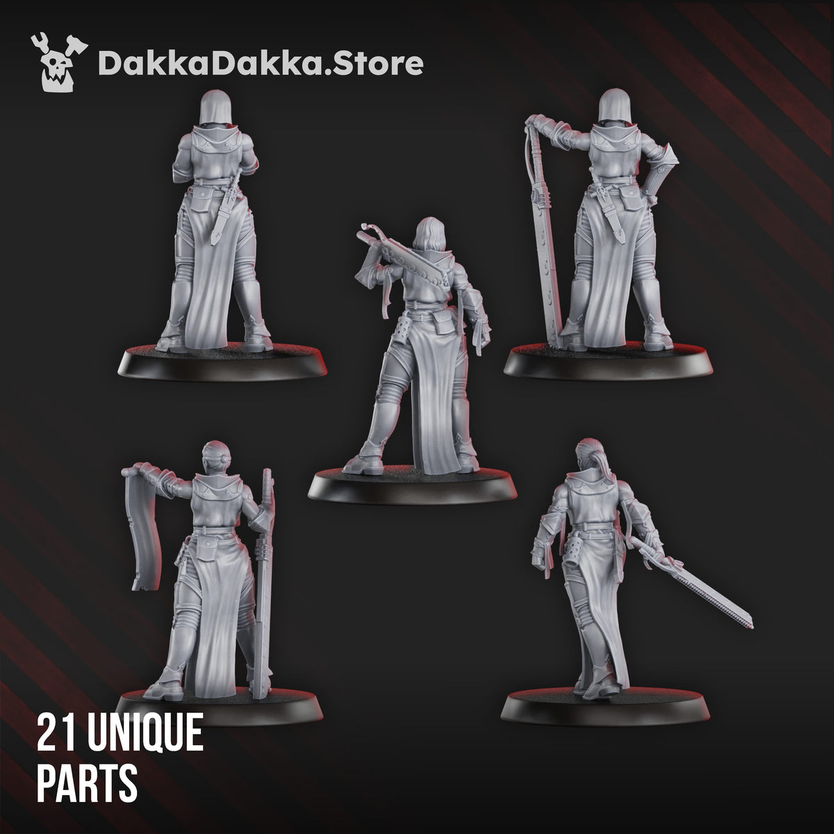 Tabletop Terrain Miniature Poenitentiam Battle Sisters Squad (build kit)