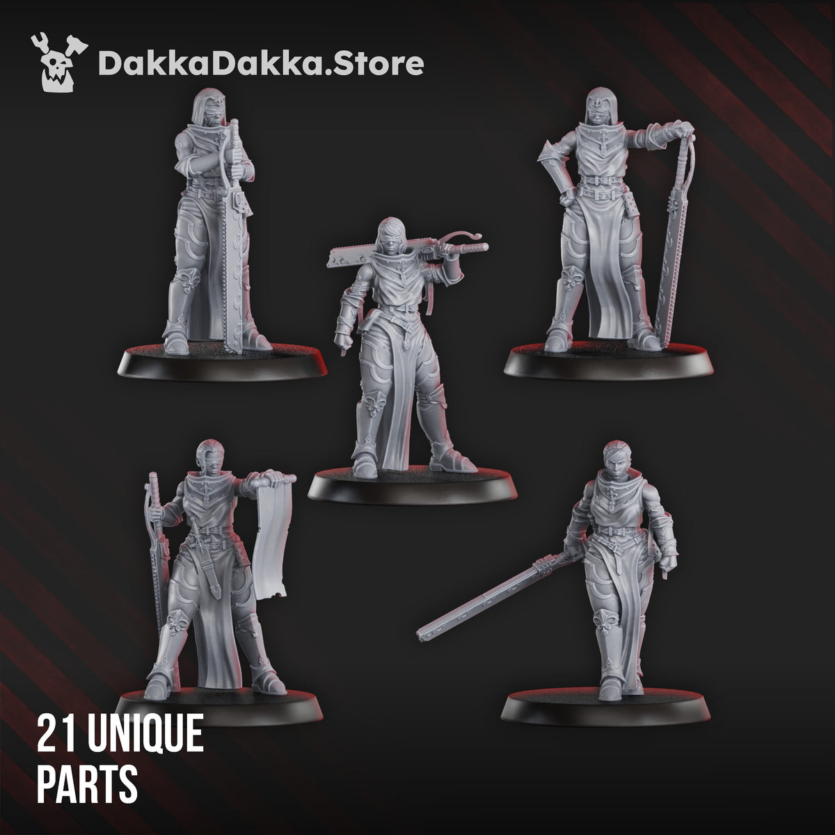 Tabletop Terrain Miniature Poenitentiam Battle Sisters Squad (build kit)