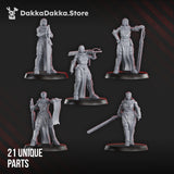 Tabletop Terrain Miniature Poenitentiam Battle Sisters Squad (build kit)