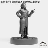 Tabletop Terrain Miniature Pose 2 Sky City Guerilla Commander