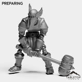 Tabletop Terrain Miniature Preparing Fallen Hero