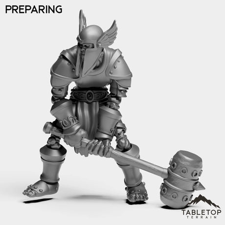 Tabletop Terrain Miniature Preparing Fallen Hero