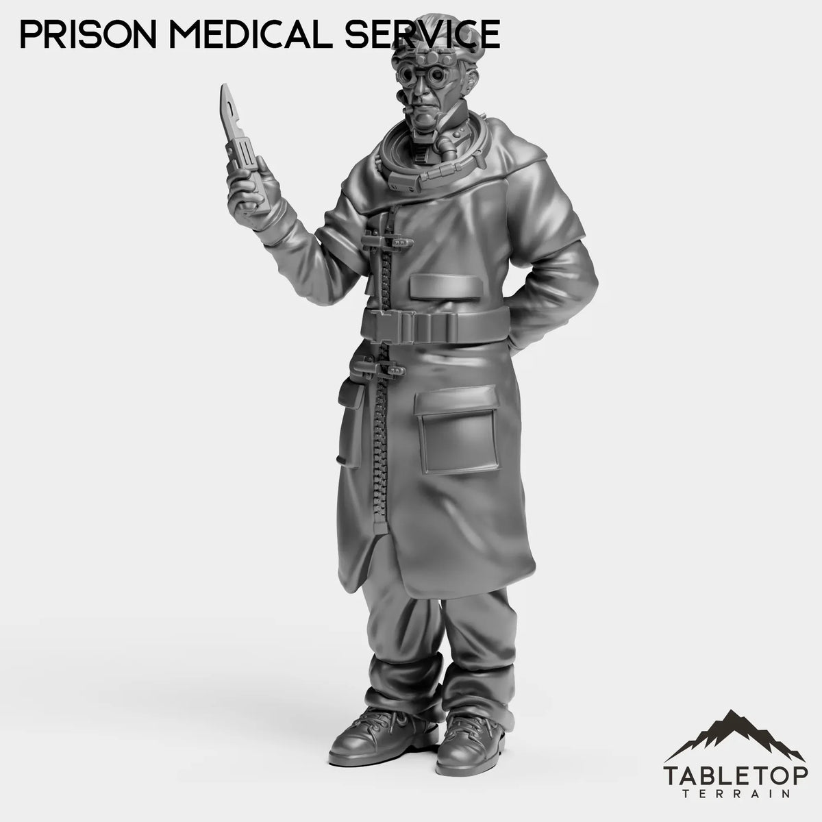 Tabletop Terrain Miniature Prison Medical Service - Onlookers