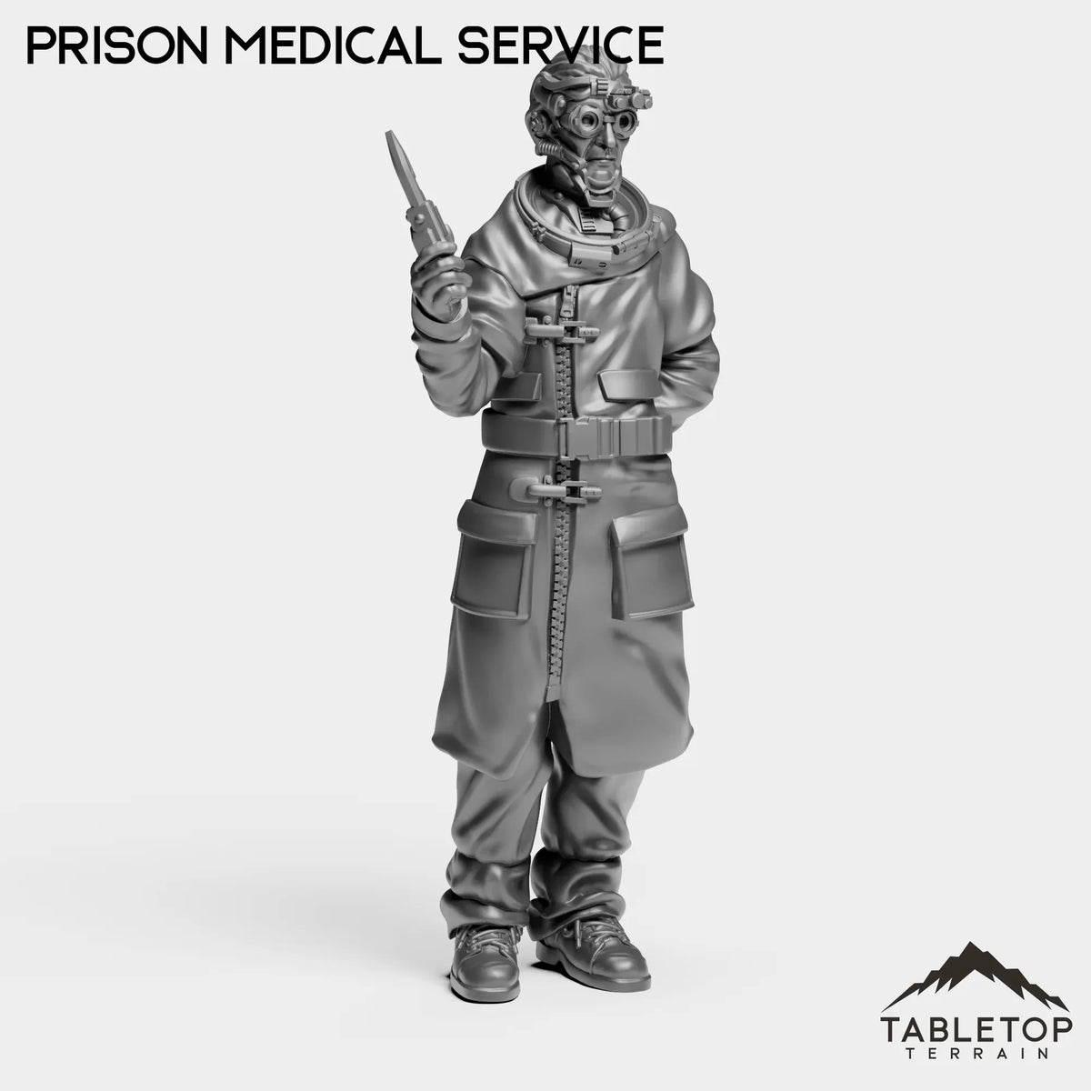 Tabletop Terrain Miniature Prison Medical Service - Onlookers