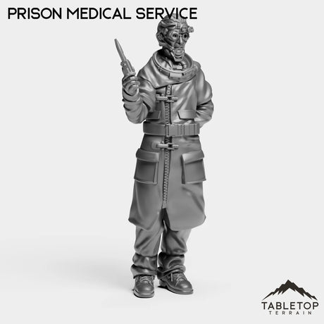 Tabletop Terrain Miniature Prison Medical Service - Onlookers