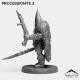 Tabletop Terrain Miniature Processionites - The Norse Procession