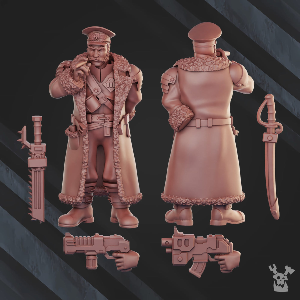 Tabletop Terrain Miniature Prosecutor Kustov