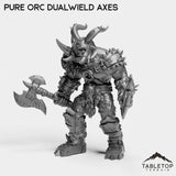 Tabletop Terrain Miniature Pure Orc Dualwielder