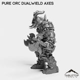 Tabletop Terrain Miniature Pure Orc Dualwielder