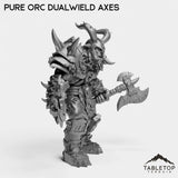Tabletop Terrain Miniature Pure Orc Dualwielder