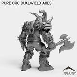 Tabletop Terrain Miniature Pure Orc Dualwielder
