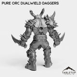 Tabletop Terrain Miniature Pure Orc Dualwielder