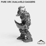 Tabletop Terrain Miniature Pure Orc Dualwielder
