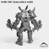 Tabletop Terrain Miniature Pure Orc Dualwielder