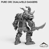 Tabletop Terrain Miniature Pure Orc Dualwielder