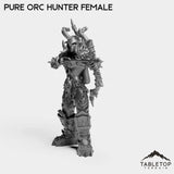 Tabletop Terrain Miniature Pure Orc Hunter Female