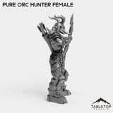 Tabletop Terrain Miniature Pure Orc Hunter Female
