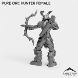 Tabletop Terrain Miniature Pure Orc Hunter Female