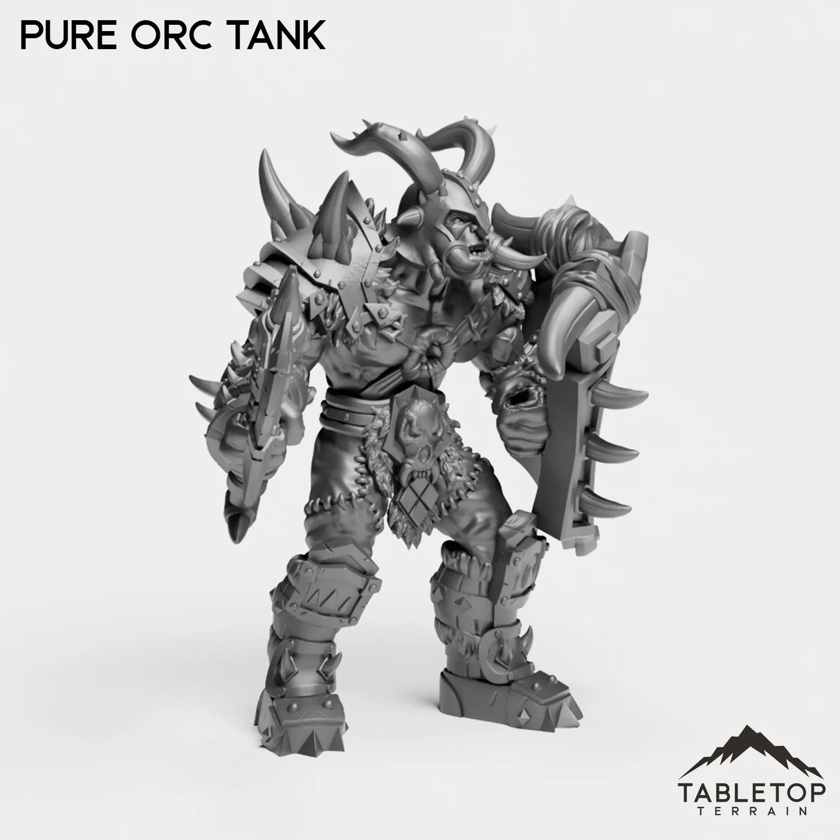 Tabletop Terrain Miniature Pure Orc Tank