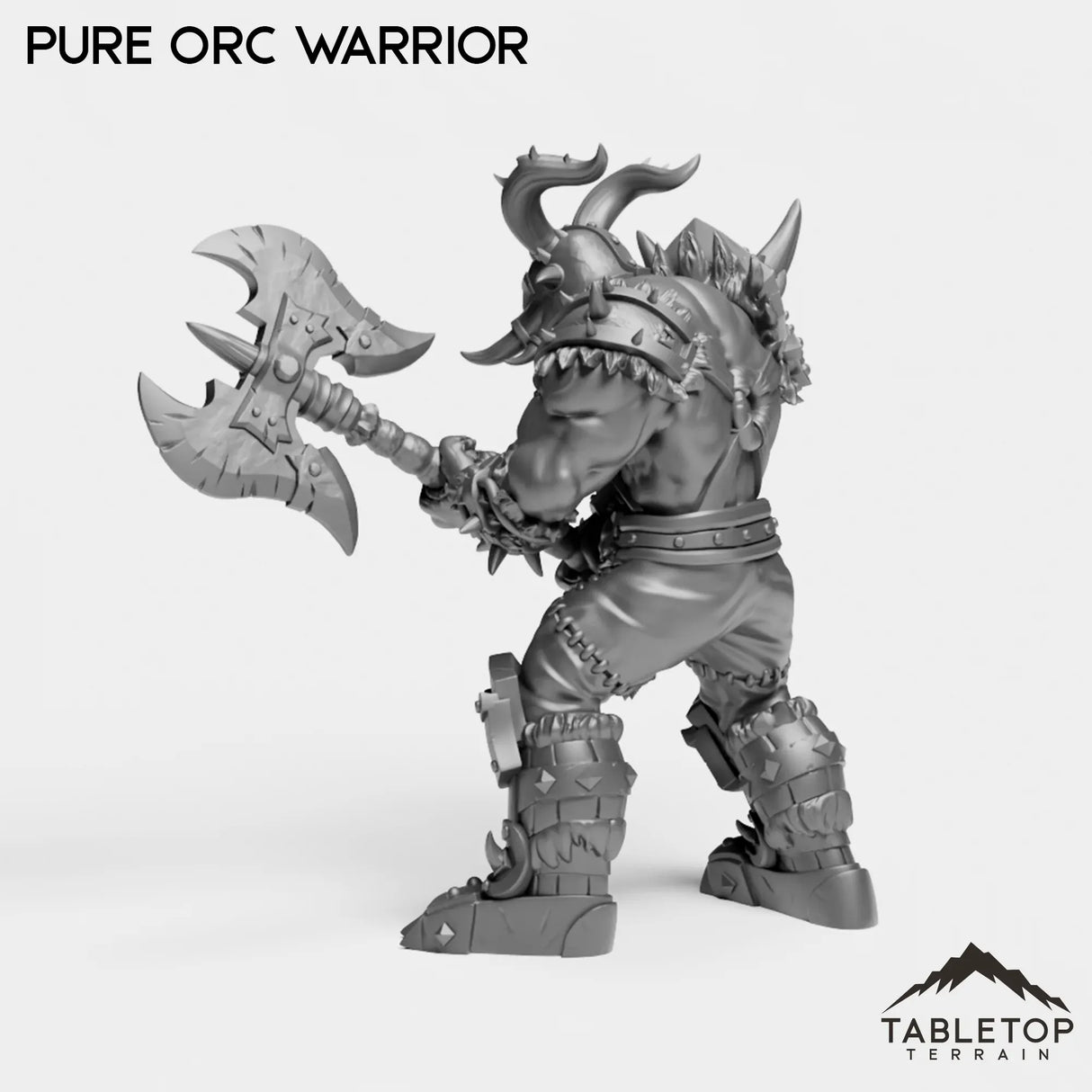 Tabletop Terrain Miniature Pure Orc Warrior