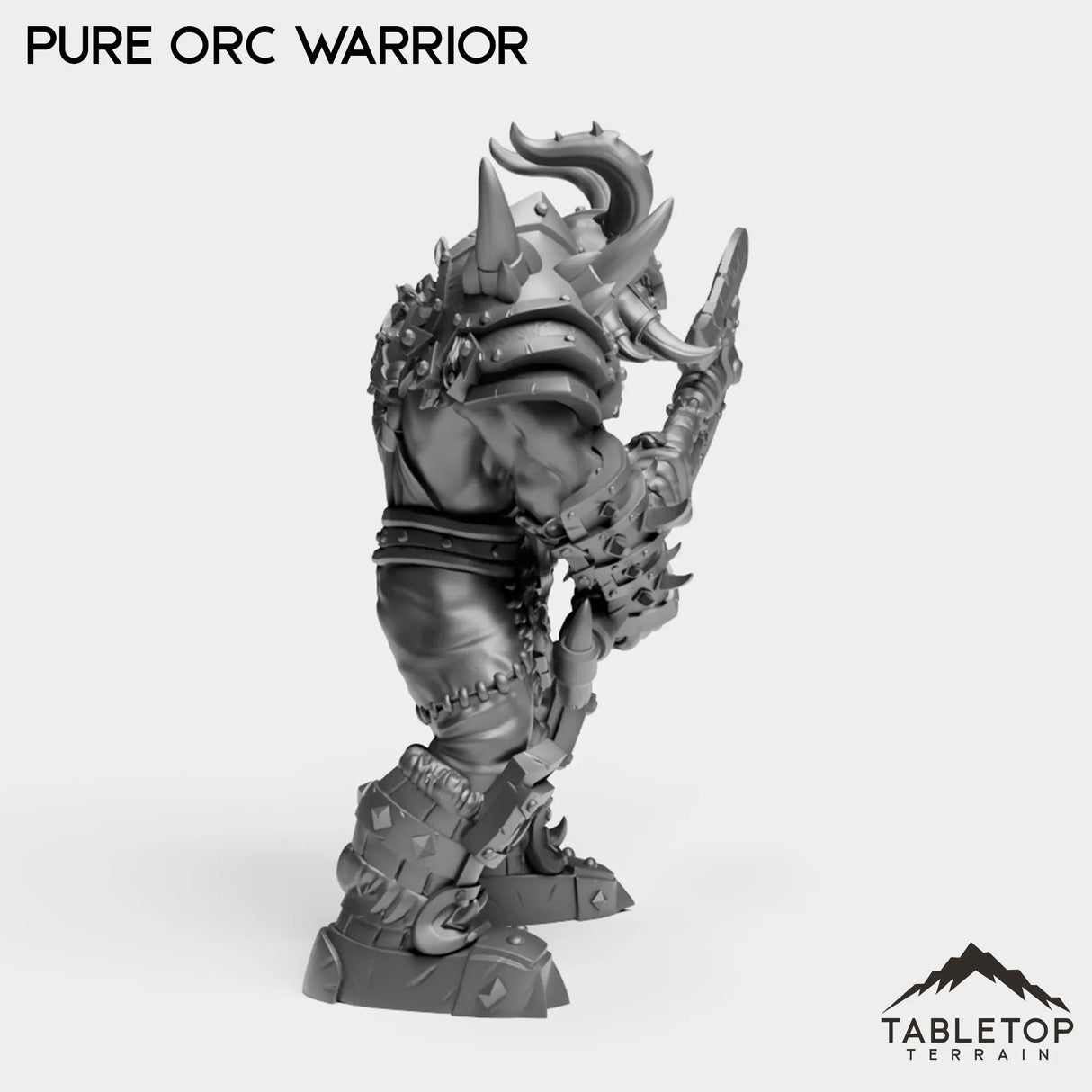 Tabletop Terrain Miniature Pure Orc Warrior