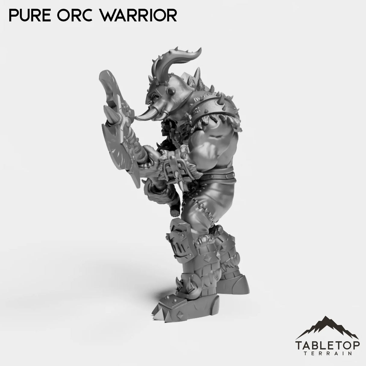 Tabletop Terrain Miniature Pure Orc Warrior
