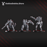 Tabletop Terrain Miniature Quadro-Scorpion warriors x3