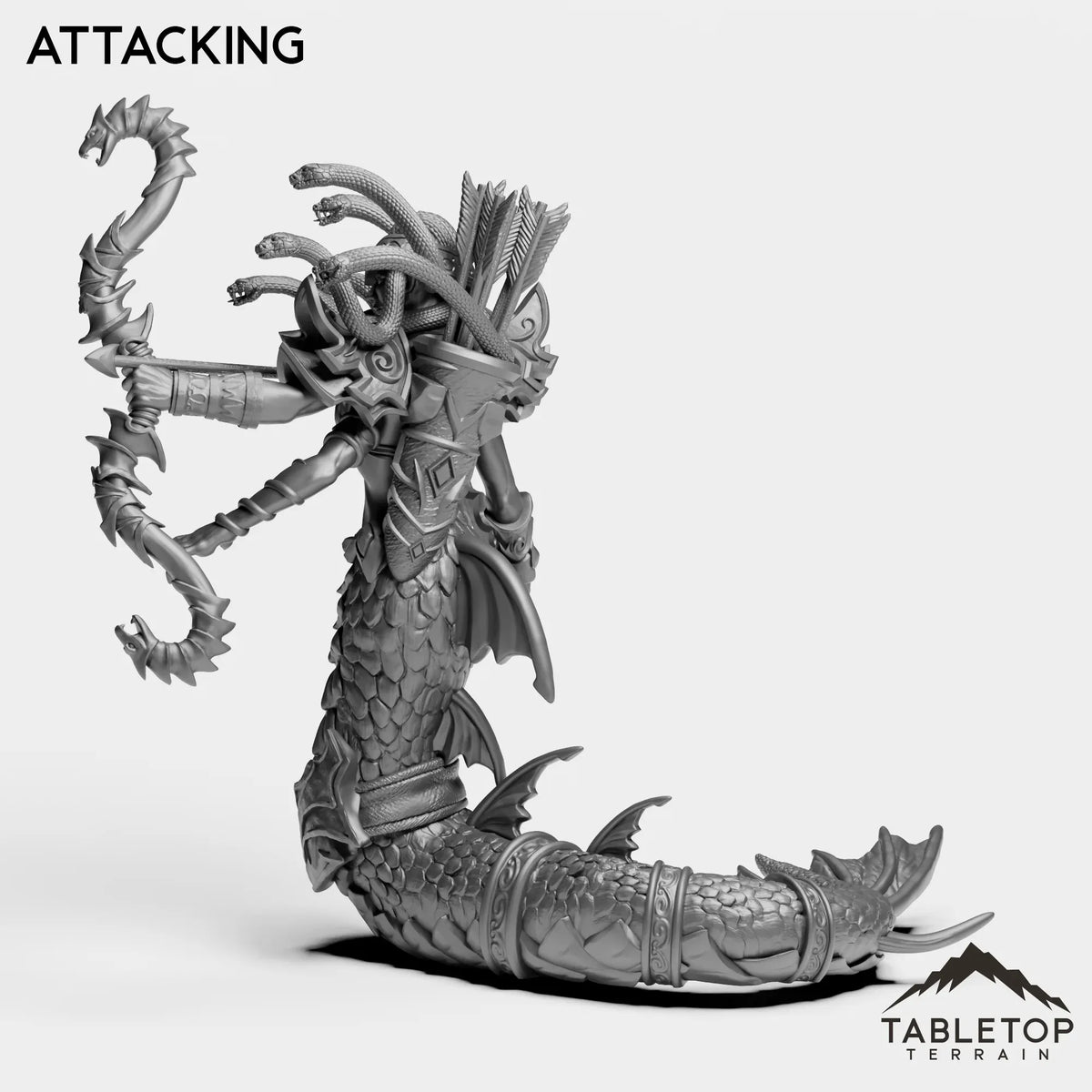 Tabletop Terrain Miniature Queen Naga