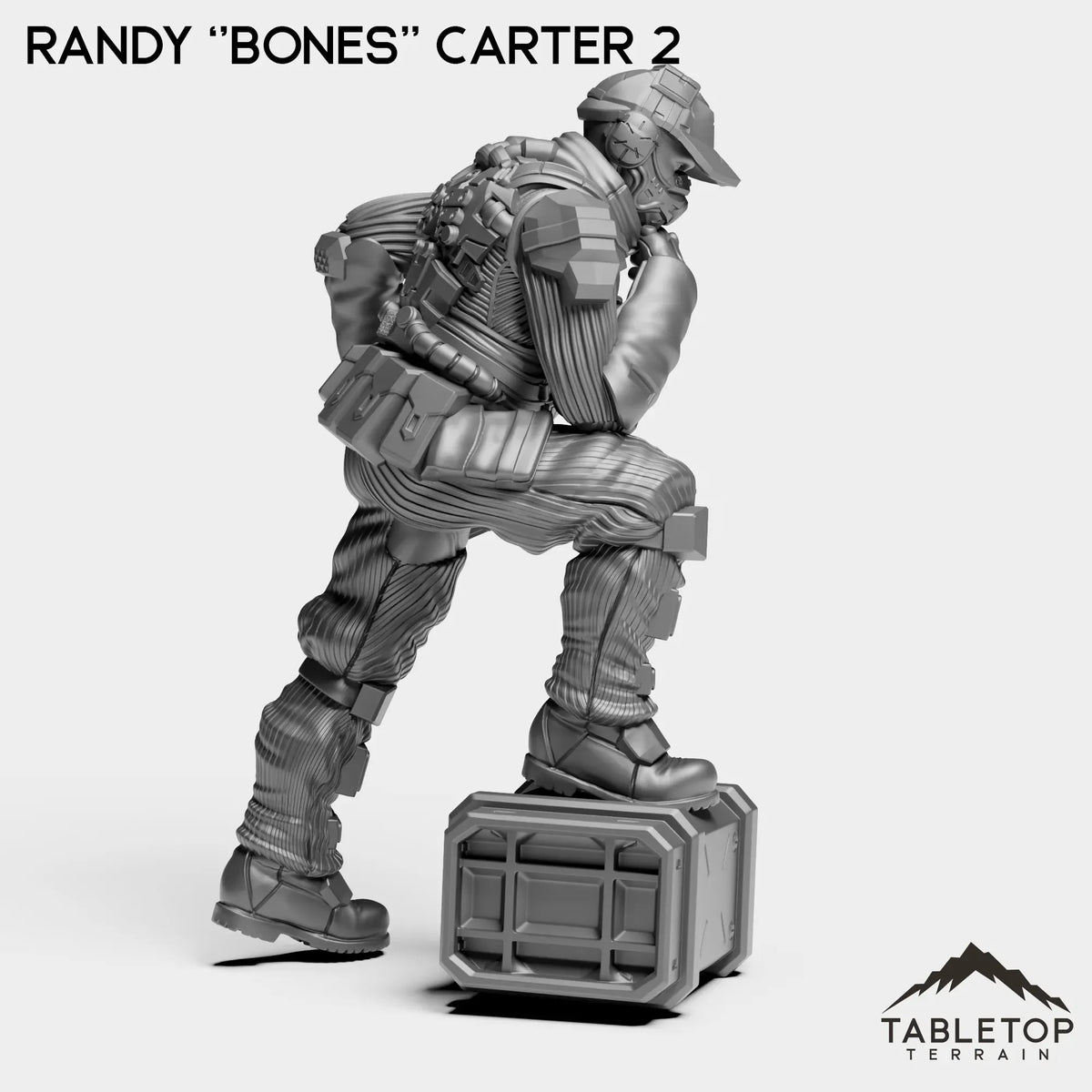 Tabletop Terrain Miniature Randy ''Bones'' Carter