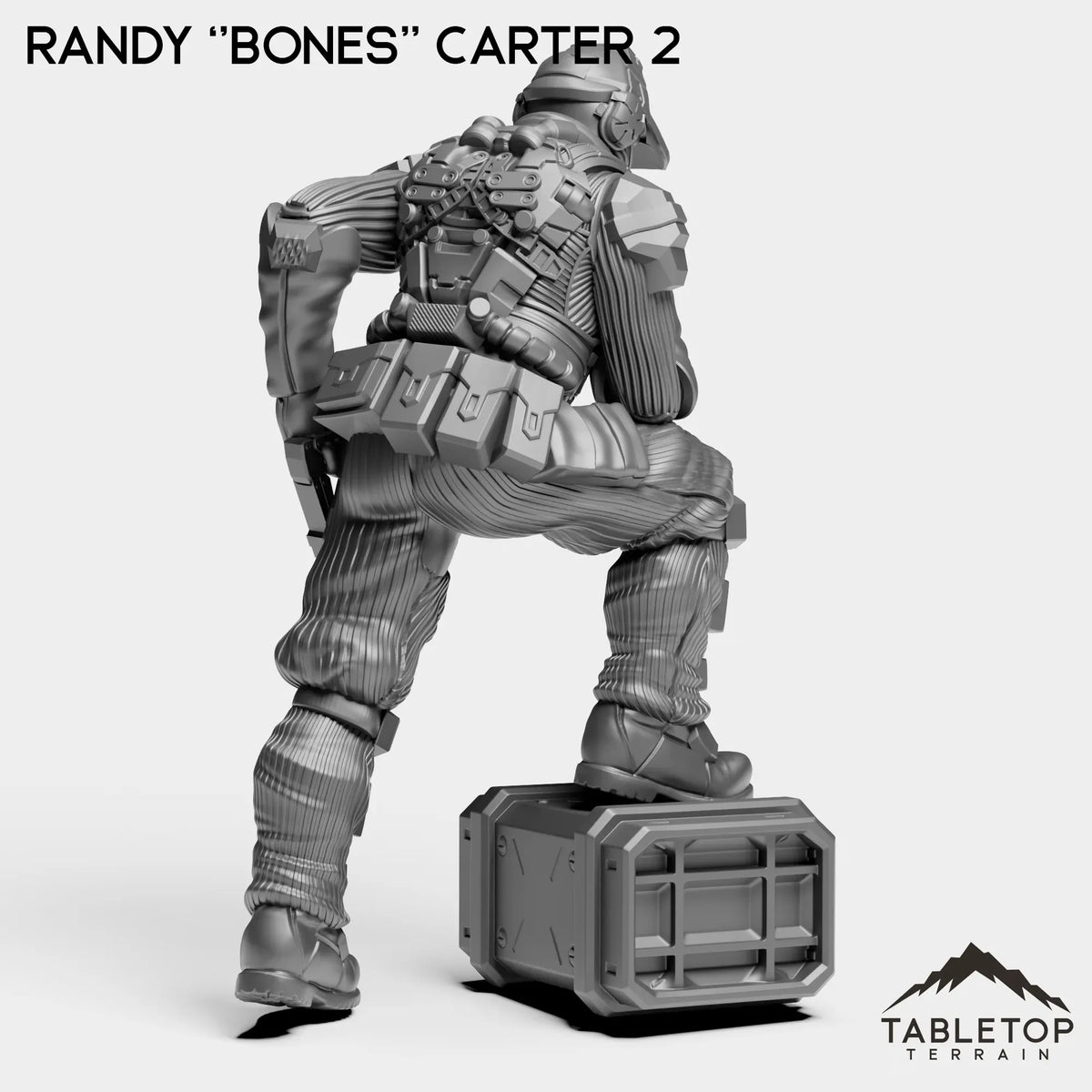 Tabletop Terrain Miniature Randy ''Bones'' Carter