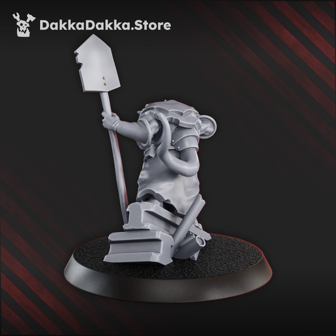 Tabletop Terrain Miniature Rat Mind Miner