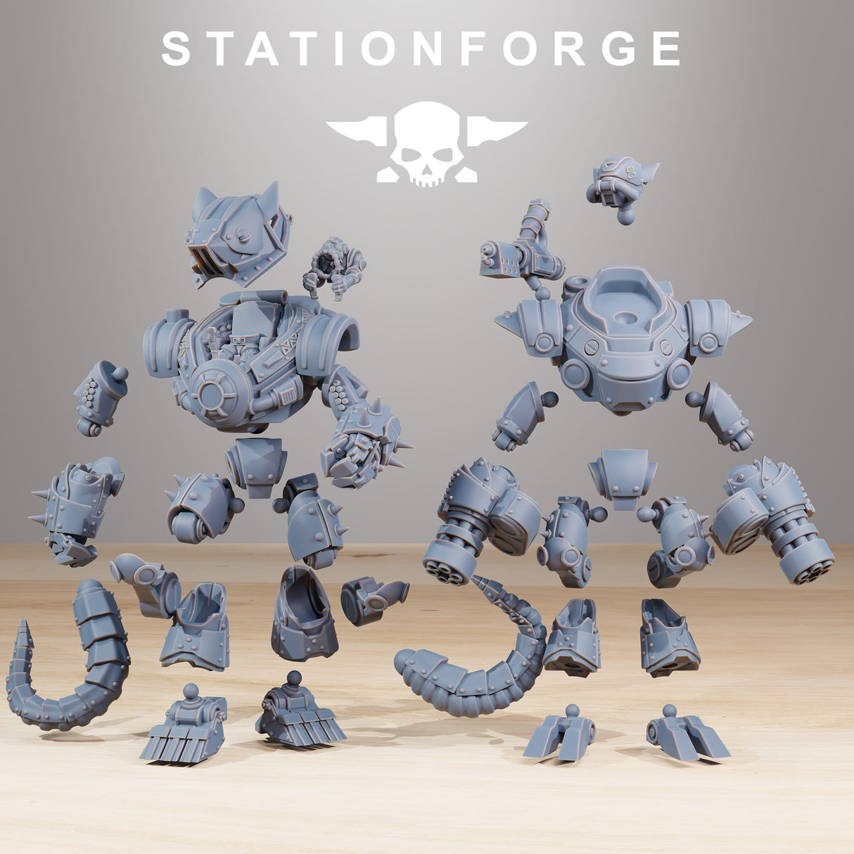 Tabletop Terrain Miniature Raticus Clankers