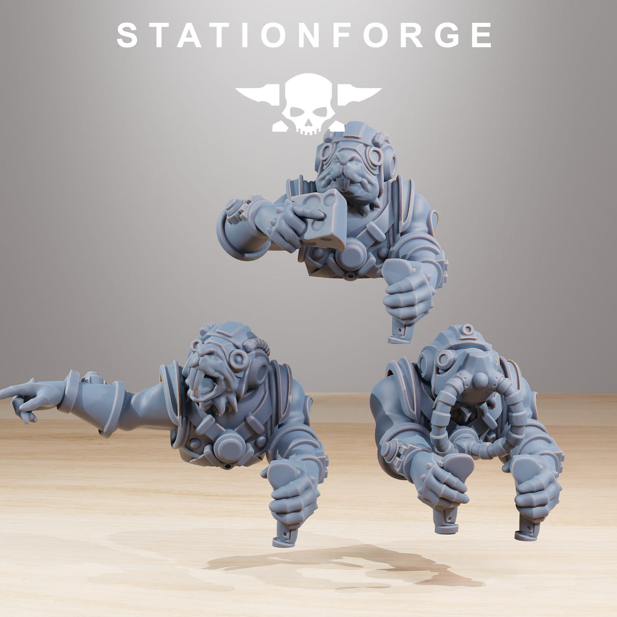 Tabletop Terrain Miniature Raticus Clankers