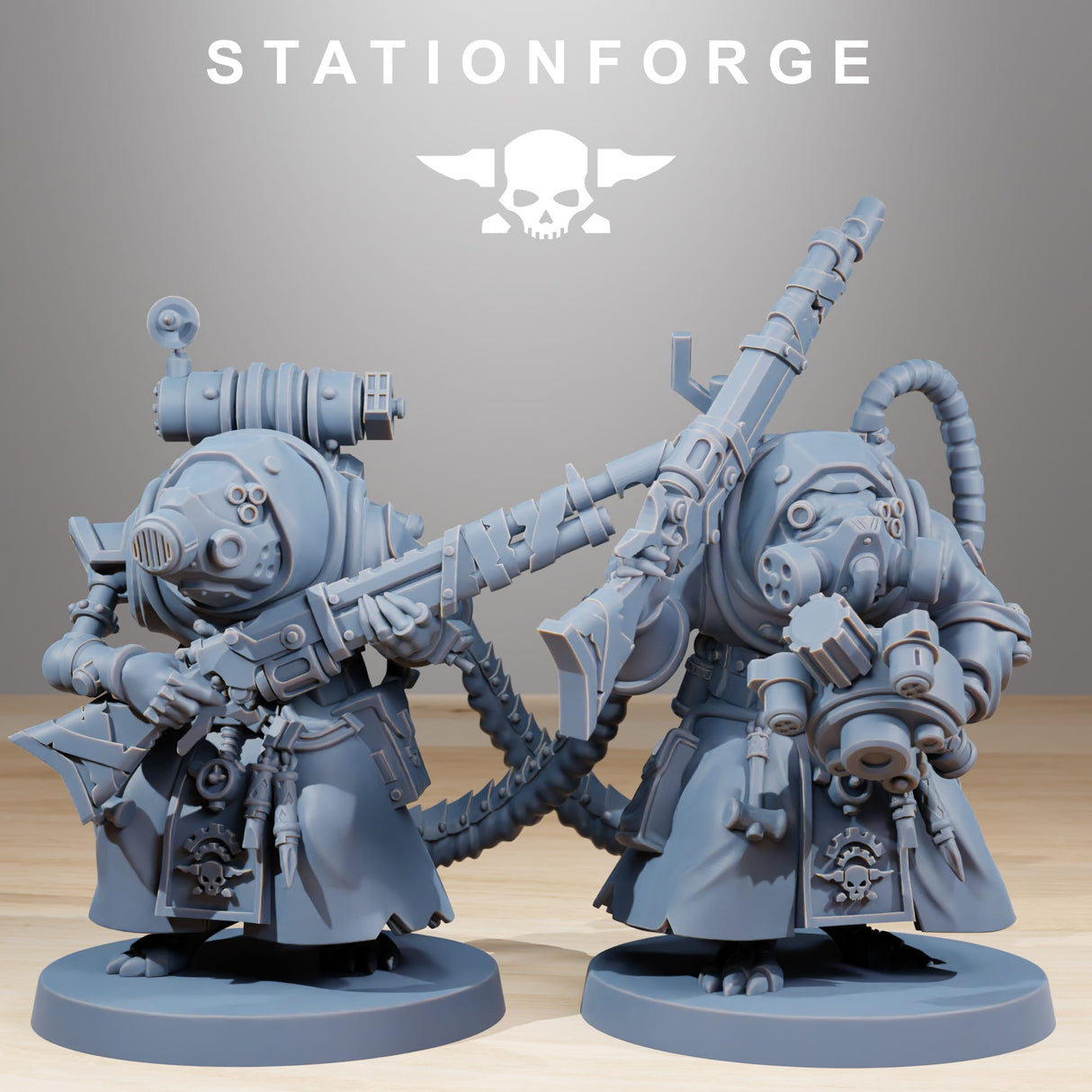 Tabletop Terrain Miniature Raticus Grunts