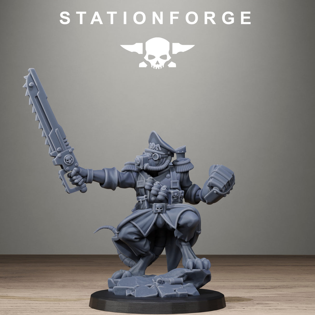 Tabletop Terrain Miniature Raticus Officer