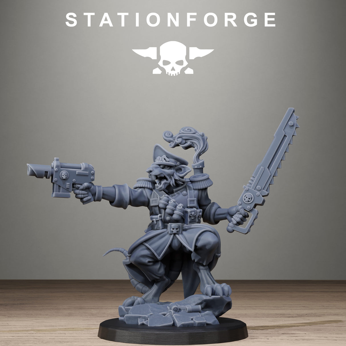 Tabletop Terrain Miniature Raticus Officer