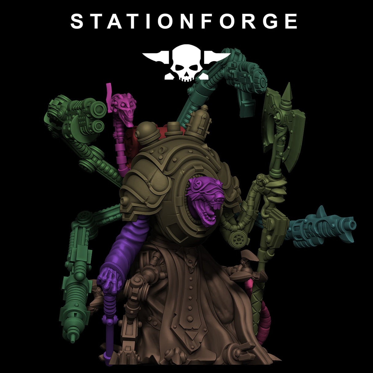 Tabletop Terrain Miniature Raticus Techer