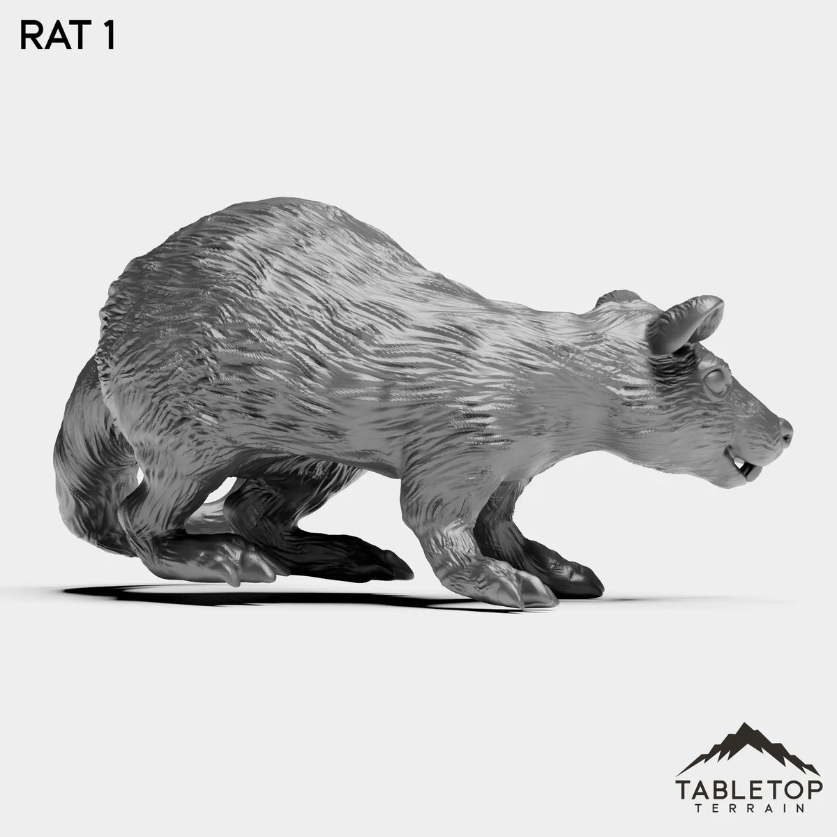 Tabletop Terrain Miniature Rats