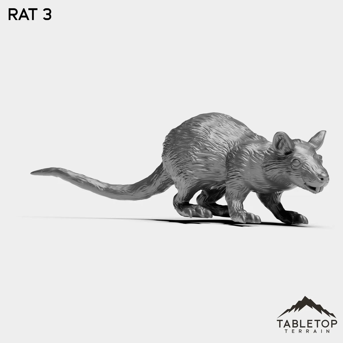 Tabletop Terrain Miniature Rats
