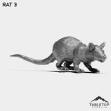 Tabletop Terrain Miniature Rats