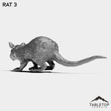 Tabletop Terrain Miniature Rats