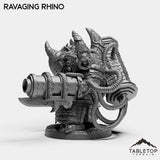 Tabletop Terrain Miniature Ravaging Rhino - Alchemical Satrapy