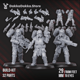 Tabletop Terrain Miniature Ravenswatch Cultists Squad (build kit)