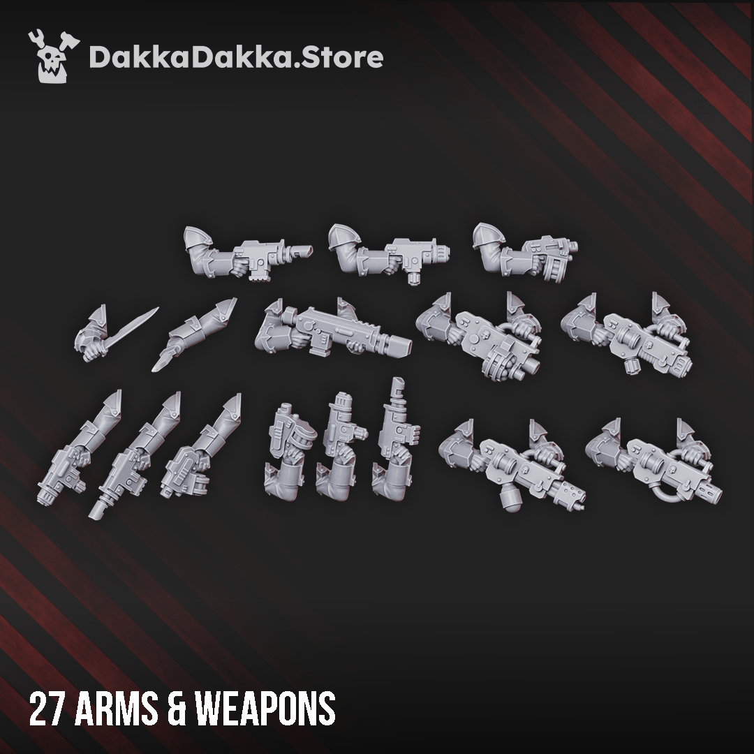 Tabletop Terrain Miniature Ravenswatch Cultists Squad (build kit)