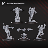 Tabletop Terrain Miniature Ravenswatch Cultists Squad (x5)