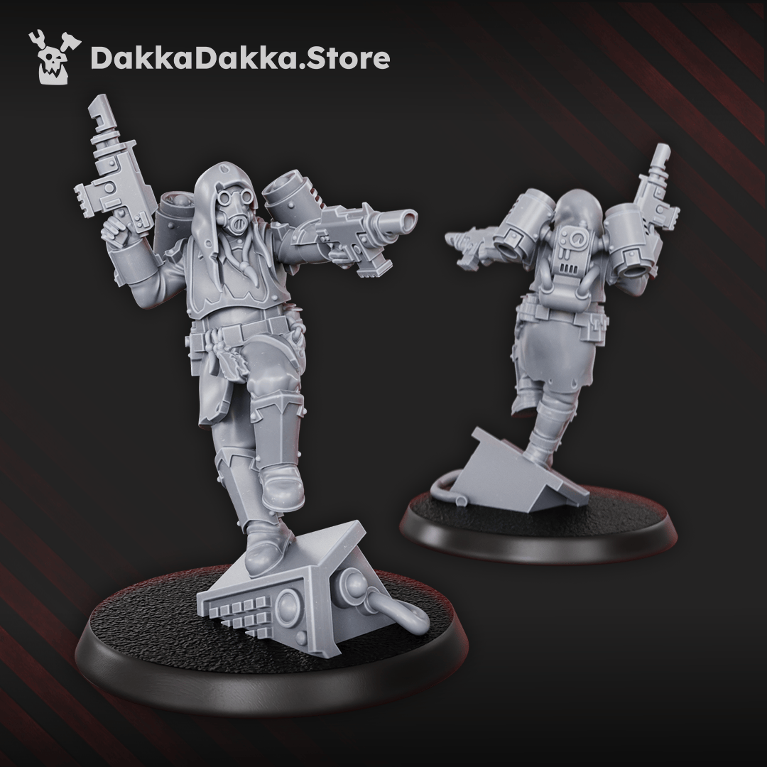 Tabletop Terrain Miniature Ravenswatch Cultists Squad (x5)