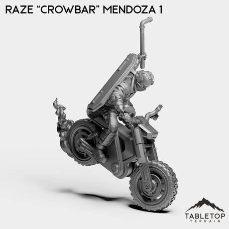 Tabletop Terrain Miniature Raze ''Crowbar'' Mendoza