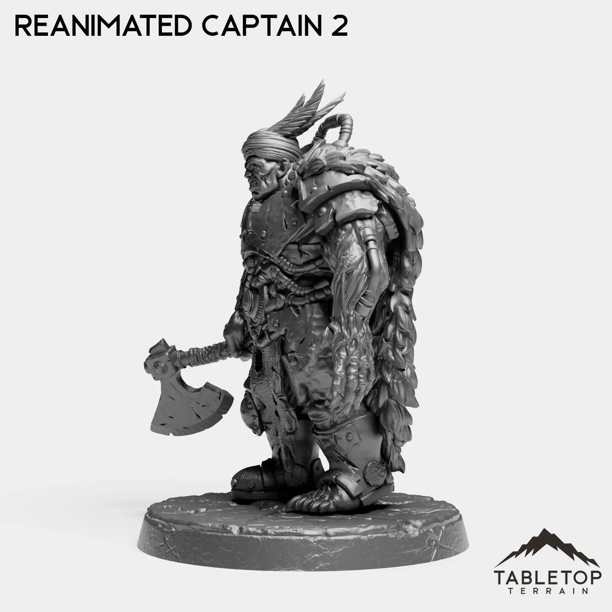 Tabletop Terrain Miniature Reanimated Captain - Alchemical Satrapy