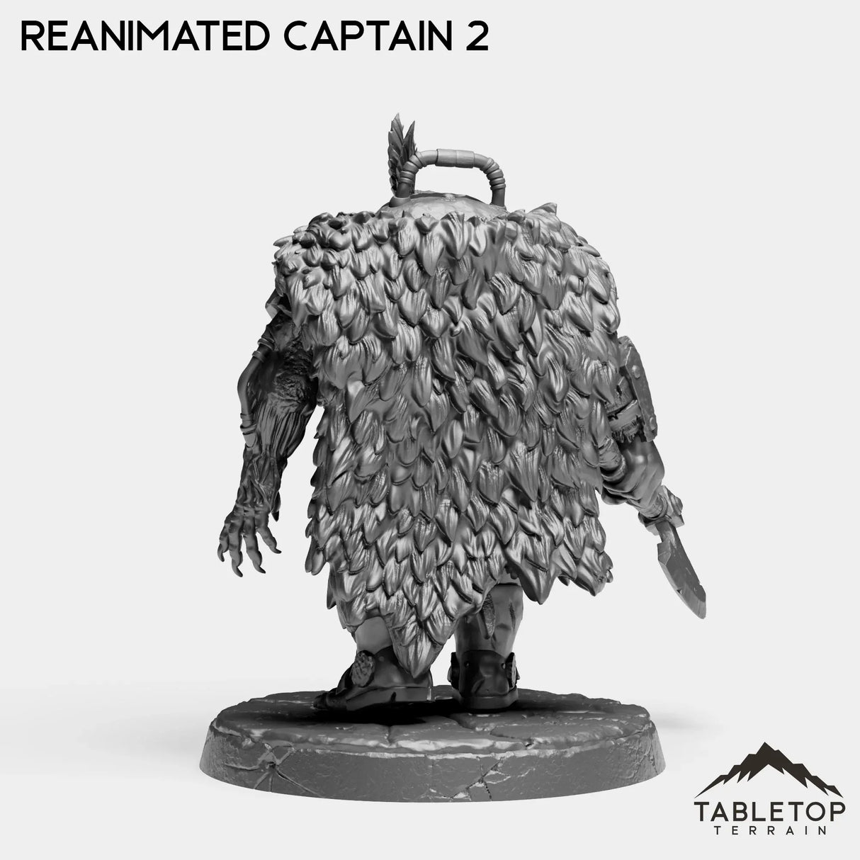 Tabletop Terrain Miniature Reanimated Captain - Alchemical Satrapy