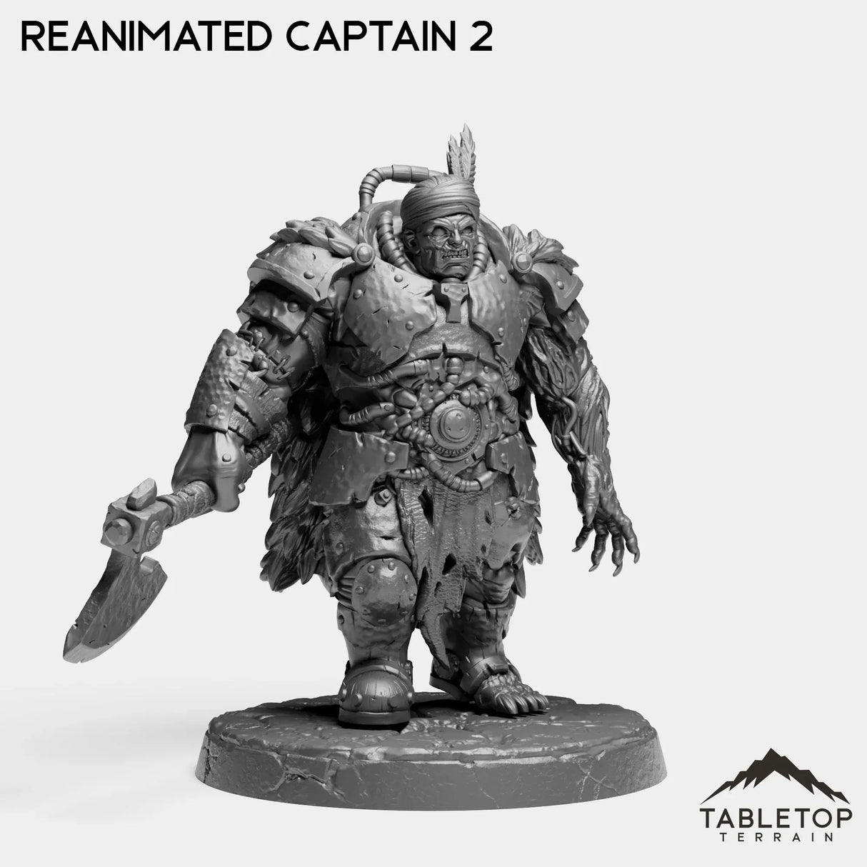 Tabletop Terrain Miniature Reanimated Captain - Alchemical Satrapy